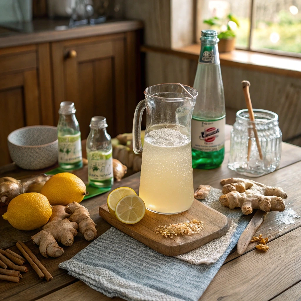 Easy Ginger Ale Recipe – Fresh, Fizzy, and Homemade