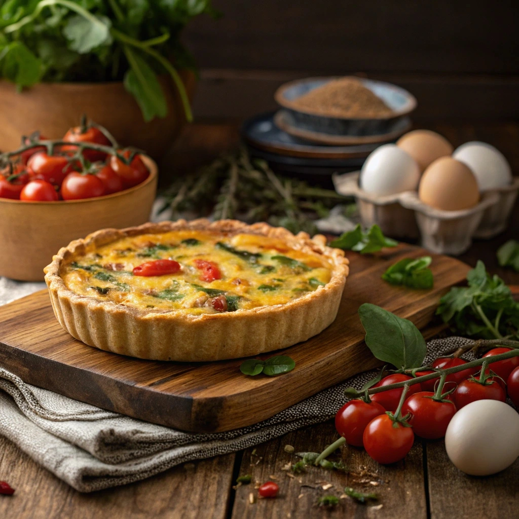Easy Tortilla Quiche Bake Recipe for Healthy Breakfast