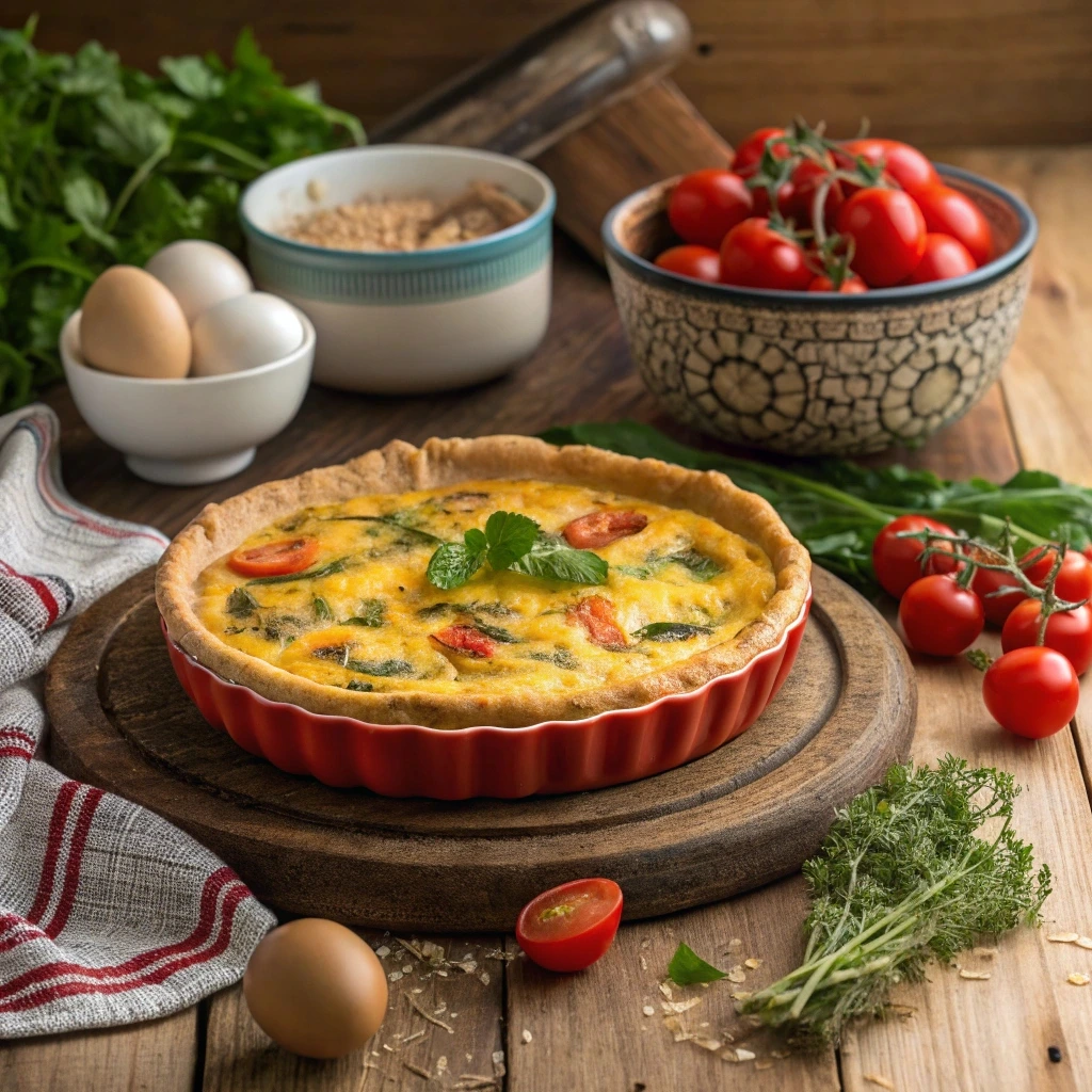 Easy Tortilla Quiche Bake Recipe for Healthy Breakfast