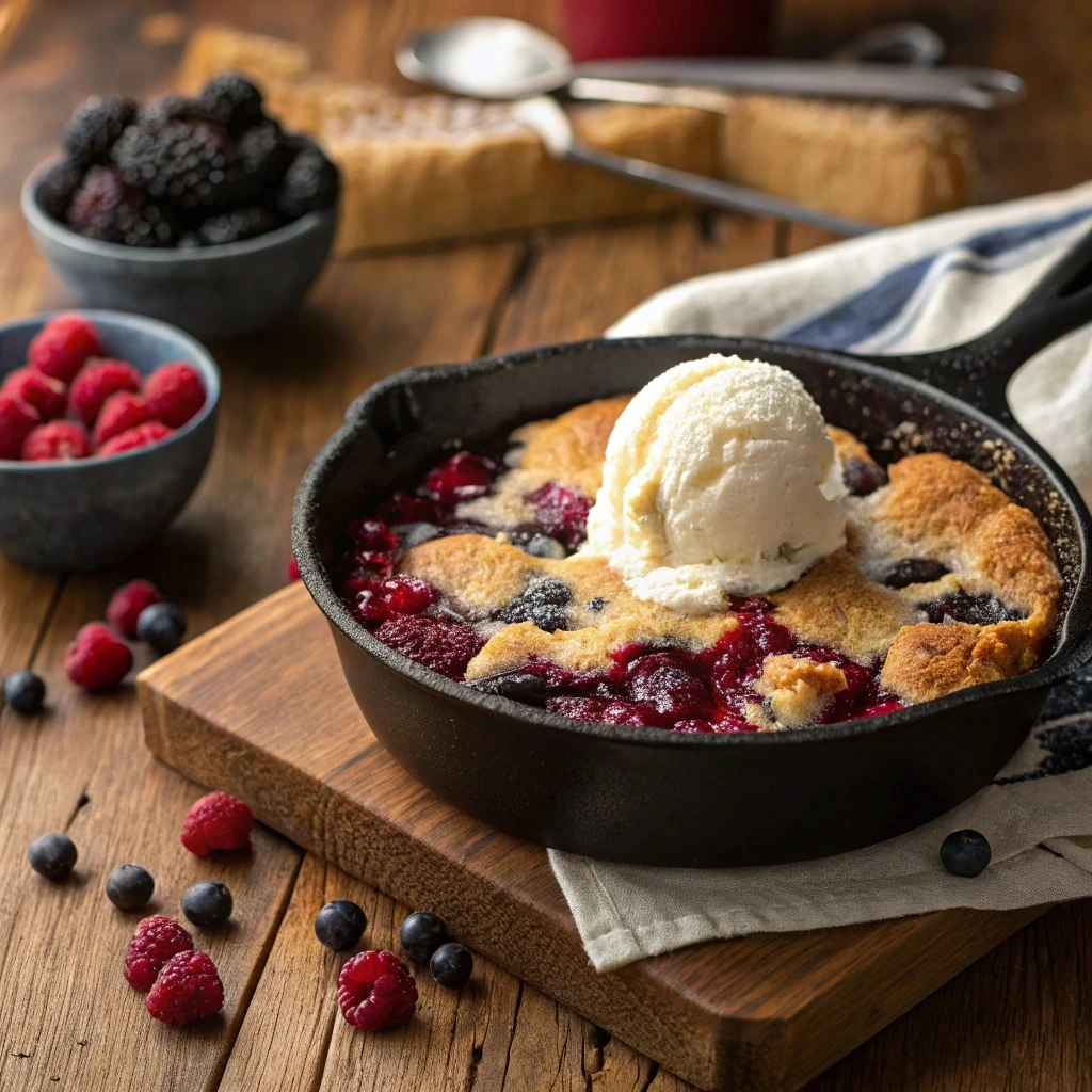 Best Mixed Berry Cobbler Recipe - Easy Homemade Dessert