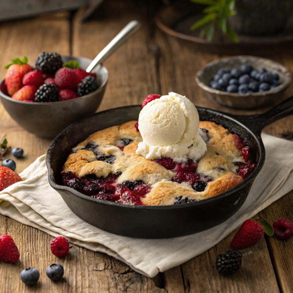 Best Mixed Berry Cobbler Recipe - Easy Homemade Dessert