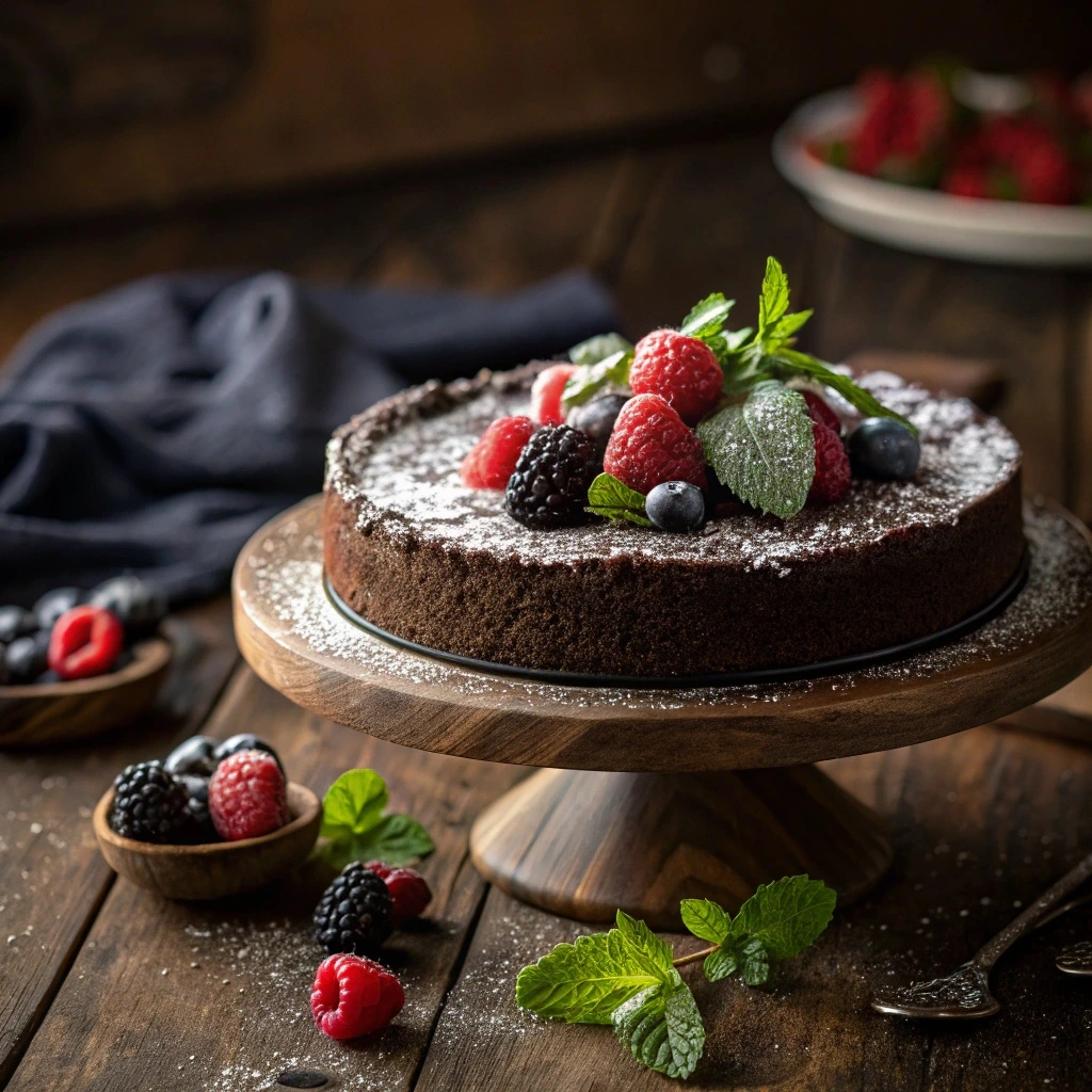 Flourless Chocolate Cake Recipe – Rich, Fudgy, and Gluten-Free