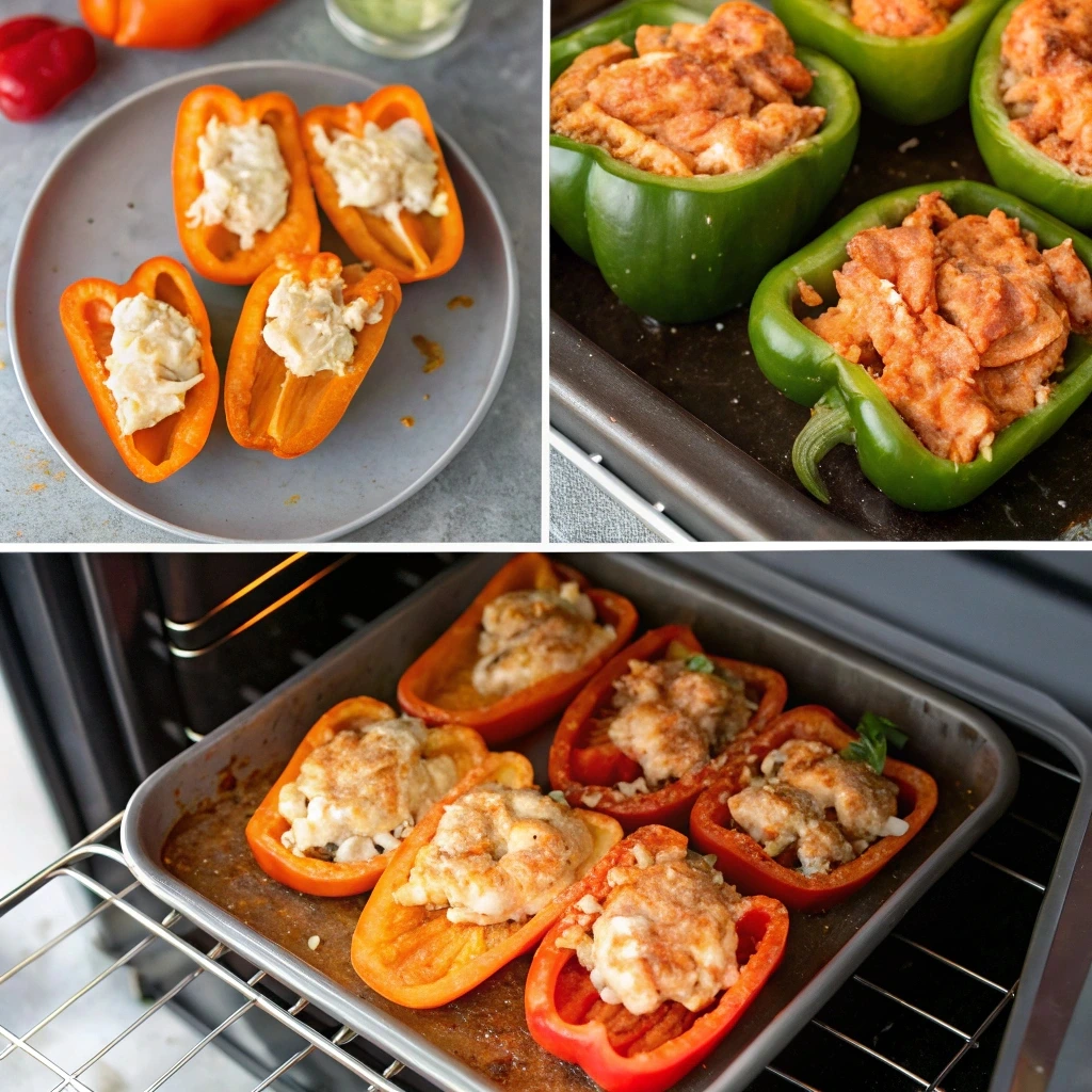 Best Buffalo Chicken Stuffed Peppers - Easy & Flavor-Packed
