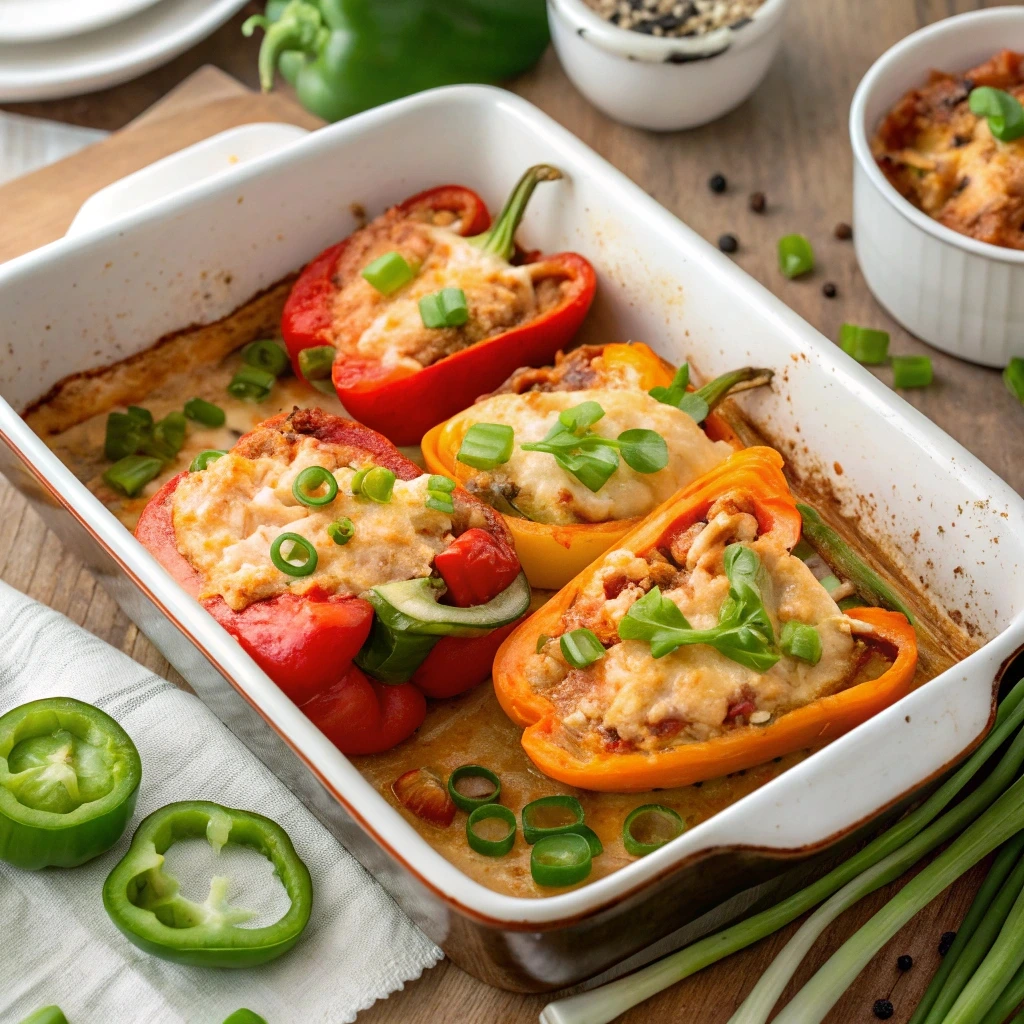 Best Buffalo Chicken Stuffed Peppers - Easy & Flavor-Packed