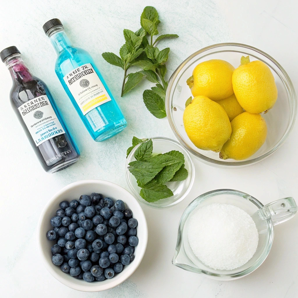 Best Homemade Blue Raspberry Lemonade Recipe (Easy & Zesty)
